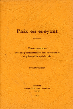 image du produit Paix en croyant