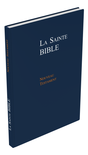 Produit Nouveau Testament Darby format large, rigide, bleu