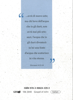 image du produit Évangile selon Jean, italien