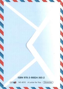 image du produit Une lettre pour vous, slovène