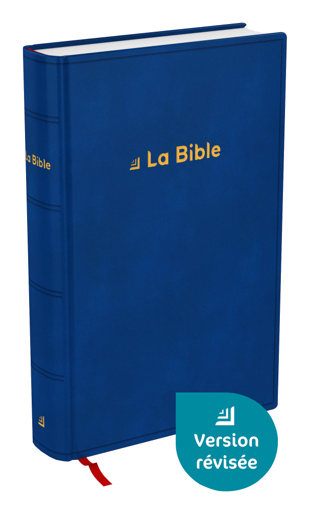 Produit Bible Darby révisée format compact, rigide bleu