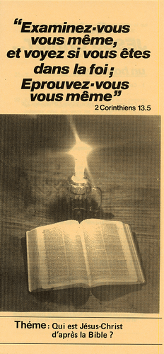 Produit Qui est Jésus Christ d'après la Bible ?