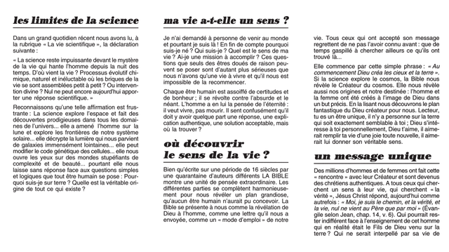 image du produit Ma vie a-t-elle un sens ? (paquet de 100)