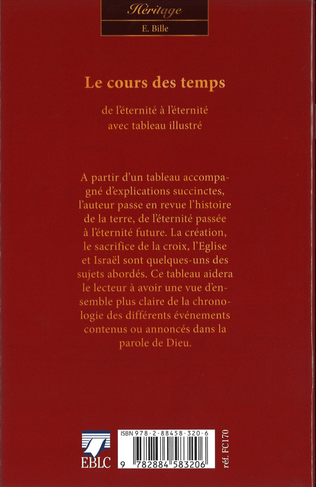 image du produit Le cours des temps