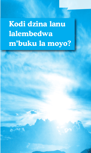 image du produit Ton nom est-il écrit dans le livre de vie ? Chichewa