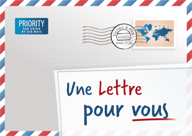 Produit Une lettre pour vous, français