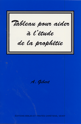 image du produit Tableau pour aider à l'étude de la prophétie