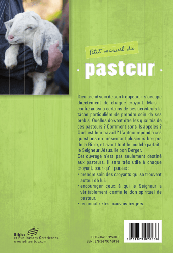 image du produit Petit manuel du pasteur