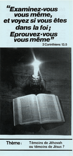 image du produit Témoins de Jéhovah ou témoins de Jésus ?