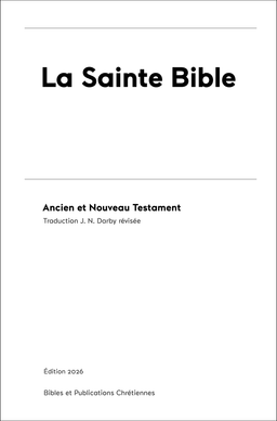 image du produit Bible Darby révisée format standard, rigide brun-rouge