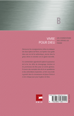 image du produit Vivre pour Dieu, commentaire des épîtres de Pierre