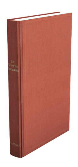 image du produit Nouveau Testament Darby Pau-Vevey, toile, brun