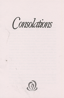 image du produit Consolations