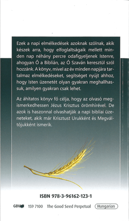 image du produit La Bonne Semence, perpétuel, livre, Hongrois