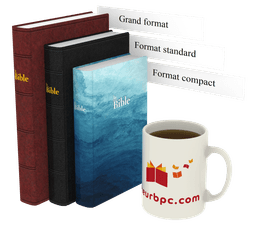 image du produit Bible Darby grand format, souple bleu