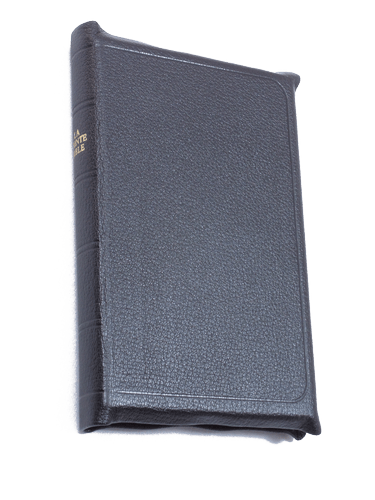 Produit Bible Darby cuir noir, petit format, ancienne prés.