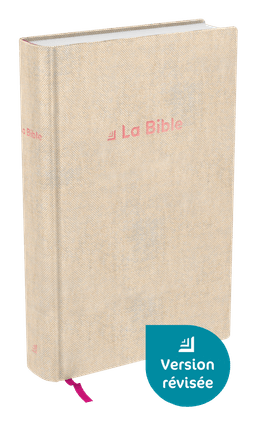 image du produit Bible Darby révisée format standard, rigide lin beige
