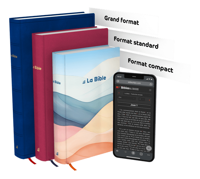 image du produit Bible Darby révisée format standard, rigide velours vert olive