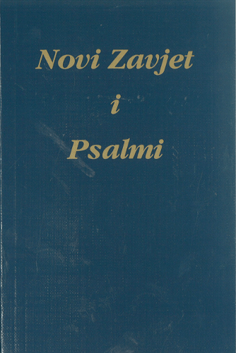 image du produit Nouveau Testament, souple bleu, Croate