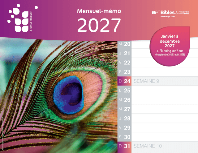 Produit Mensuel-mémo, 2027