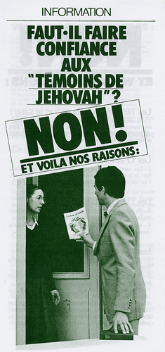 Produit Faut-il faire confiance aux témoins de Jehovah ?