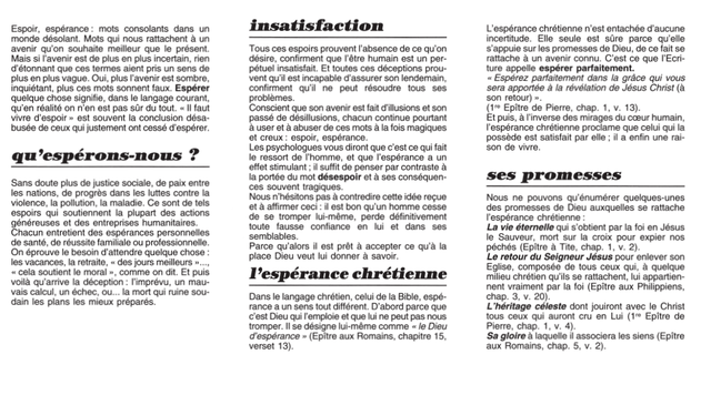 image du produit Vivre d'espoir (paquet de 100)