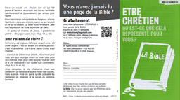 image du produit Être chrétien (paquet de 100)