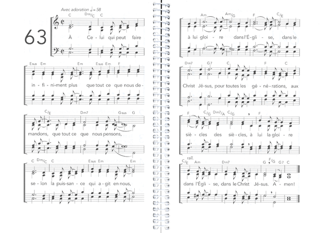 image du produit Hymnes et Cantiques Nvlle Ed - Format piano avec accords