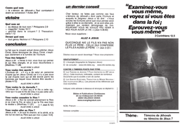 image du produit Témoins de Jéhovah ou témoins de Jésus ?