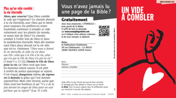 image du produit Un vide à combler (paquet de 100)