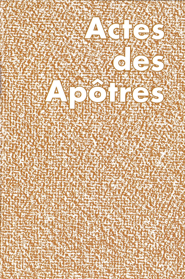 Produit Actes des Apôtres, Darby