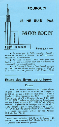 image du produit Pourquoi je ne suis pas mormon ?