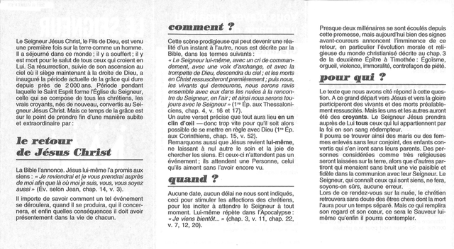 image du produit Le Seigneur Jésus va revenir (paquet de 100)