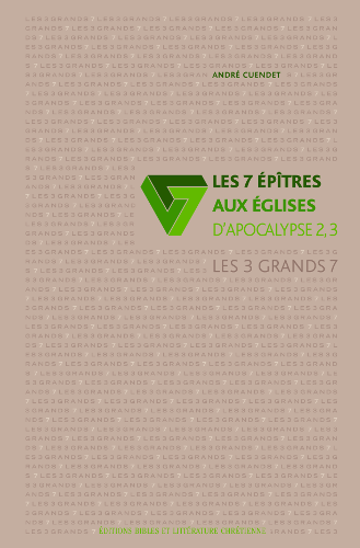 Produit Les 7 épîtres aux églises d'Apocalypse 2 et 3