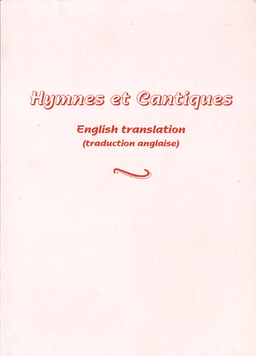 image du produit Hymnes et cantiques, ancienne édition, en anglais