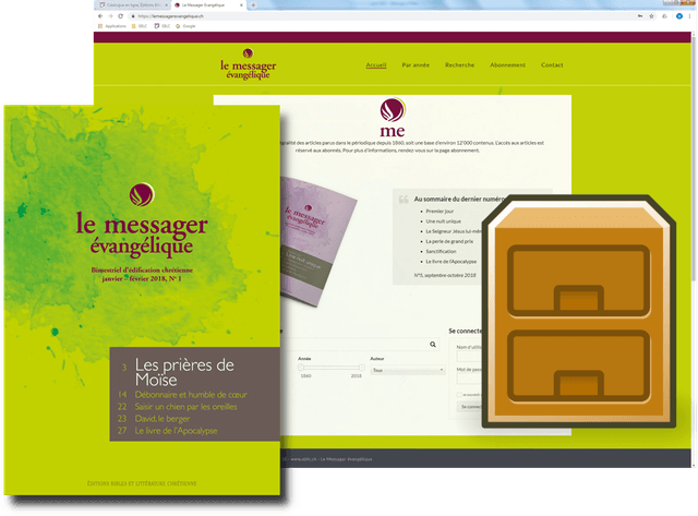 Produit Le Messager Évangélique, abonnement PAPIER + NUMERIQUE, 6 n° + ARCHIVES
