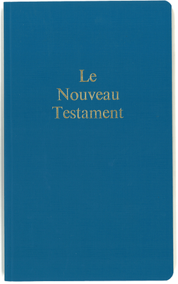 image du produit Nouveau Testament Darby grand format, broché, bleu