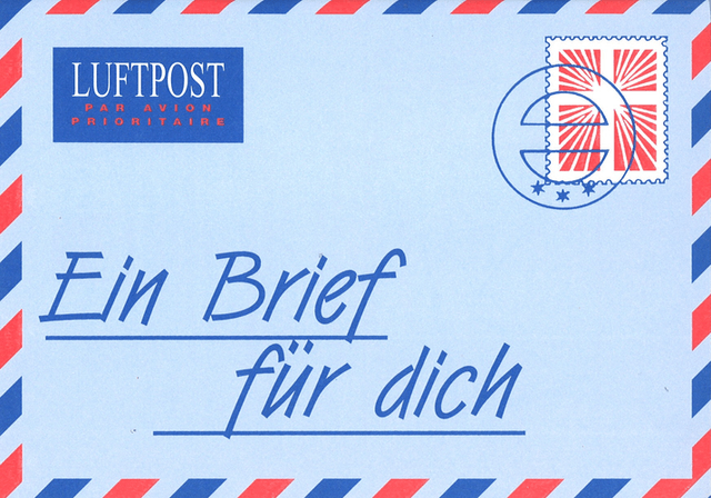 Produit Une lettre pour vous, allemand