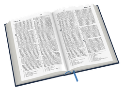 image du produit Bible Darby révisée format standard, souple bleu, tranche argent