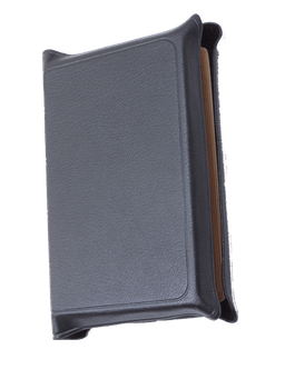 image du produit Bible Darby cuir noir, interfoliée à rebords, format de poche, ancienne prés.