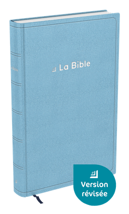 image du produit Bible Darby révisée grand format, souple bleu clair