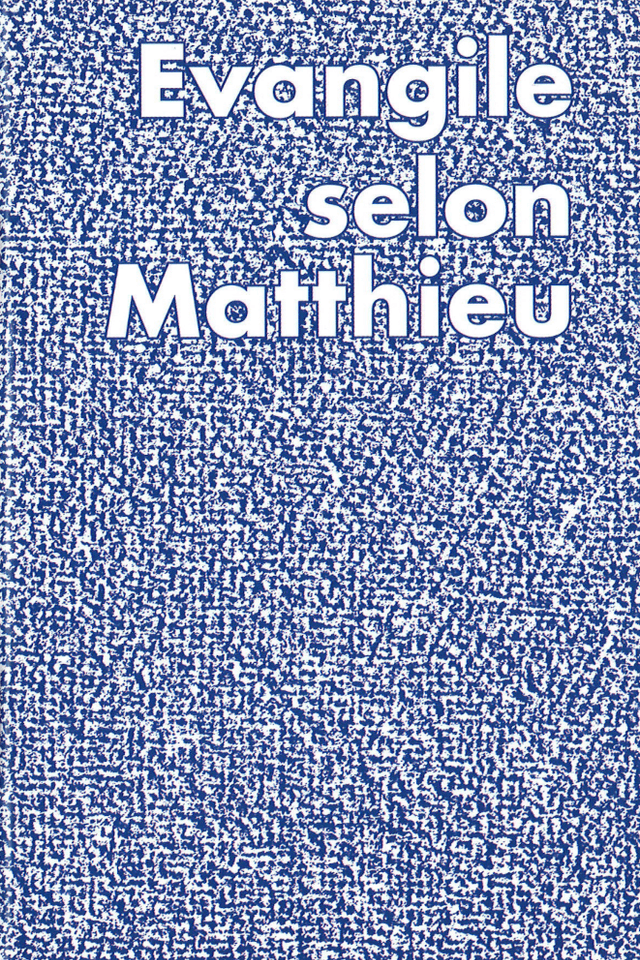 image du produit Évangile selon Matthieu, Darby