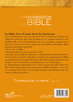 image du produit L'histoire merveilleuse de la transmission de la Bible