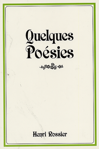 image du produit Quelques poésies