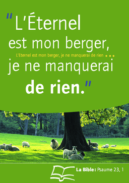 image du produit Affiche - L'Eternel est mon Berger