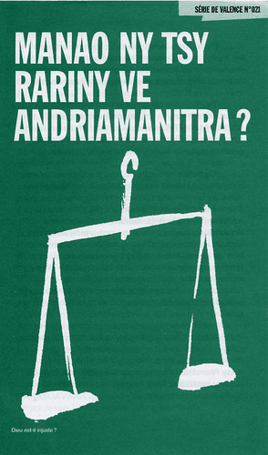 image du produit Dieu est-il injuste ? malgache