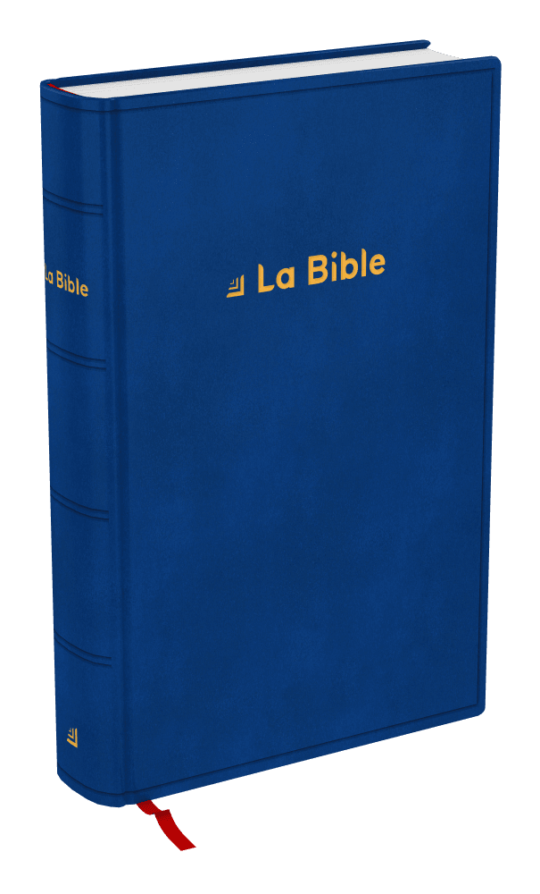 Produit Bible Darby Révisée format compact, rigide bleu