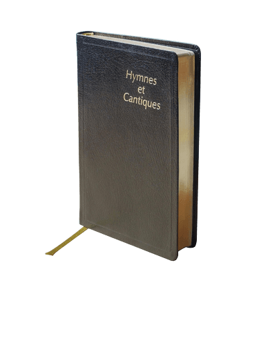 image du produit Hymnes et Cantiques ancienne édition, skinluxe souple, noir, tranches or, grand  format