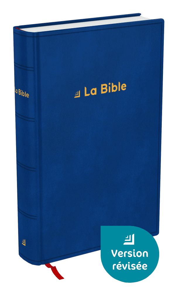 Produit Bible Darby révisée format compact, rigide bleu