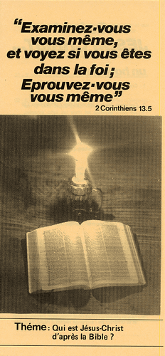 image du produit Qui est Jésus Christ d'après la Bible ?